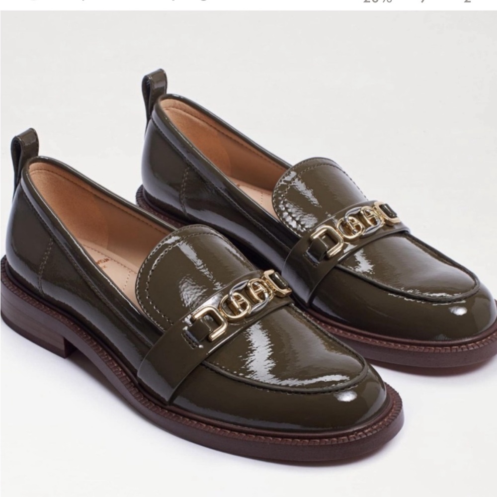 Sam Edelman Barely Worn Olive loafers